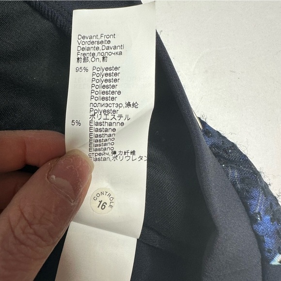 NWT Junior Jean Paul Gaultier Blue Metallic Embellished Top 6A - Picture 7 of 13